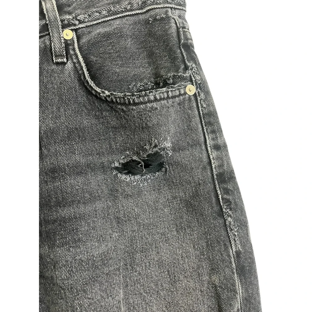 CITIZENS OF HUMANITY Ambrosio Long Denim Shorts in‎ Black 1928-1134